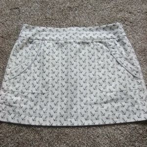 J. Crew mini anchor sailor skirt